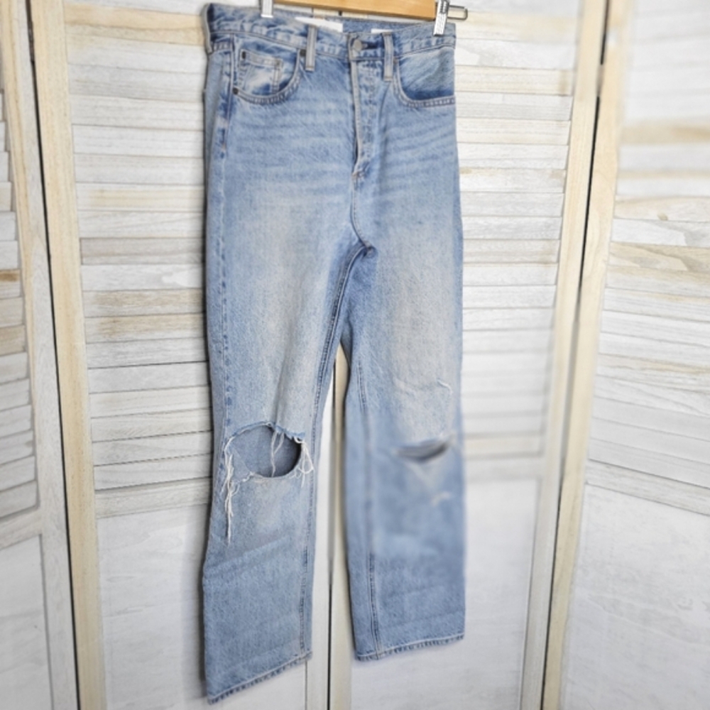Aritzia Denim Forum The Joni High Rise SZ 25 Womens Jeans 28 Waist Ankle